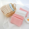 ten pieces baby's diaper class a cotton double-layer washable newborn absorbent gauze baby diapers urine mustard Item Picture