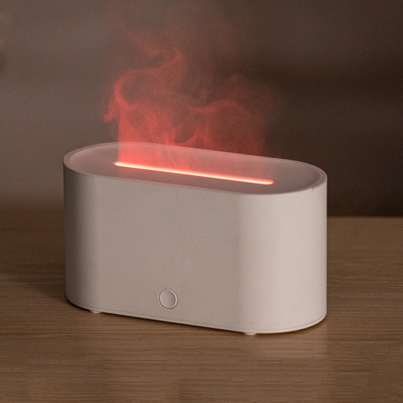 new cross-border desktop colorful simulation flame aroma diffuser household hotel usb air humidifier aroma diffuser Specification drawing