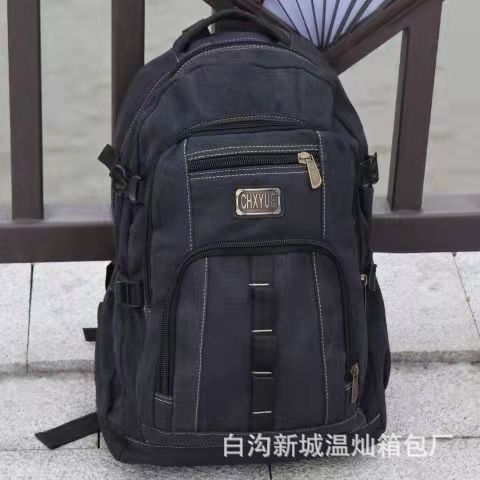 cross-border foreign trade canvas backpack durable vintage men's outdoor backpack male leisure travel female middle school student schoolbag full figure