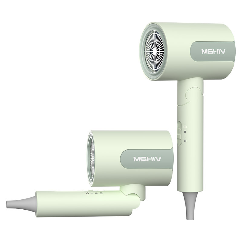 high-speed portable folding hair dryer household large wind blue light hair care dormitory hotel hair dryer gift wholesale Specification drawing