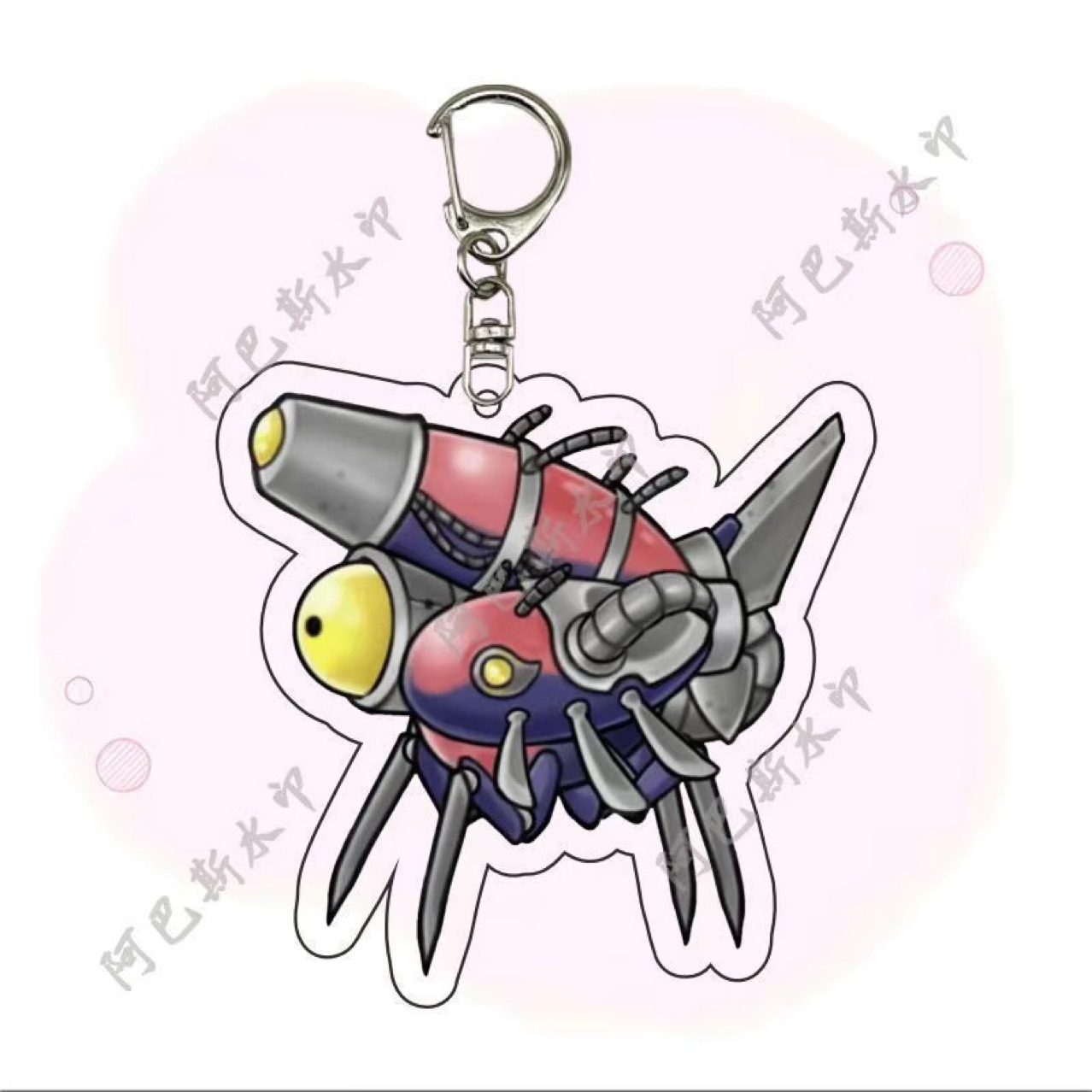 plants vs zombies fusion version ultimate zombie acrylic keychain surrounding the game schoolbag pendant small jewelry Application Scenario
