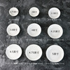 ceramic dish white round hotel restaurant tableware sauce dish oil disc sauce dish vinegar dish hot pot seasoning plate full figure