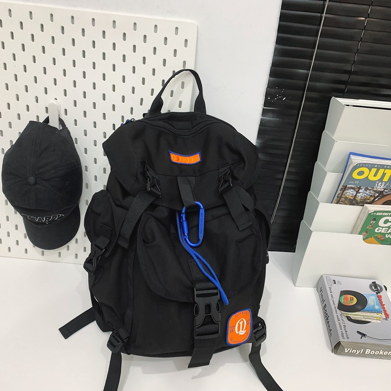 fashion brand outdoor mountaineering bag special-interest design schoolbag unisex waterproof youth hiking backpack travel backpack details Picture