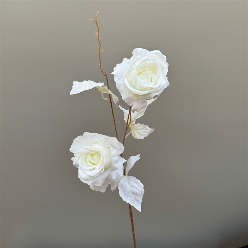 vintage rose artificial rose wedding flower cross-border wholesale artificial flower wedding flower rose can be sent on behalf details Picture