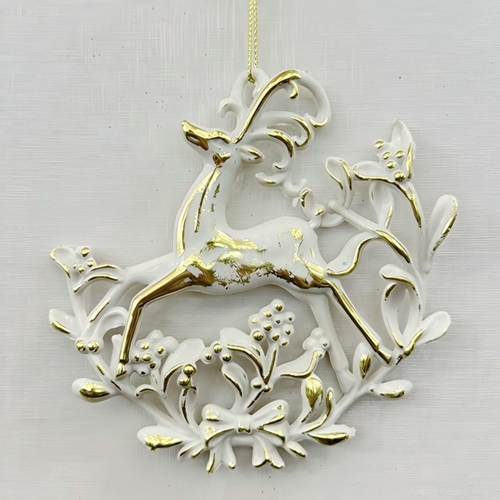 nordic antique platinum edge christmas tree pendant plastic christmas tree decoration christmas decorations show window hangings details Picture