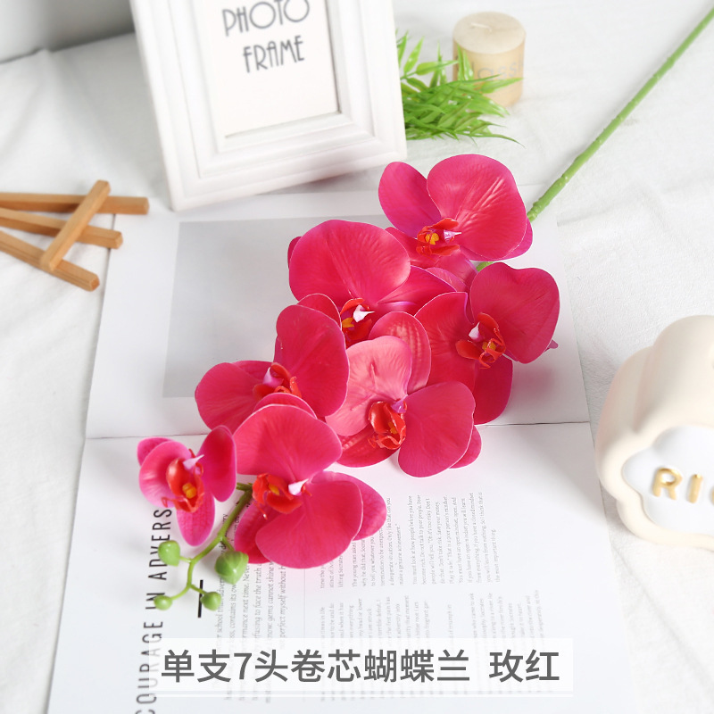 fake/artificial flower new red wedding wedding celebration decoration road lead flower outdoor shooting props soft silk flower full figure