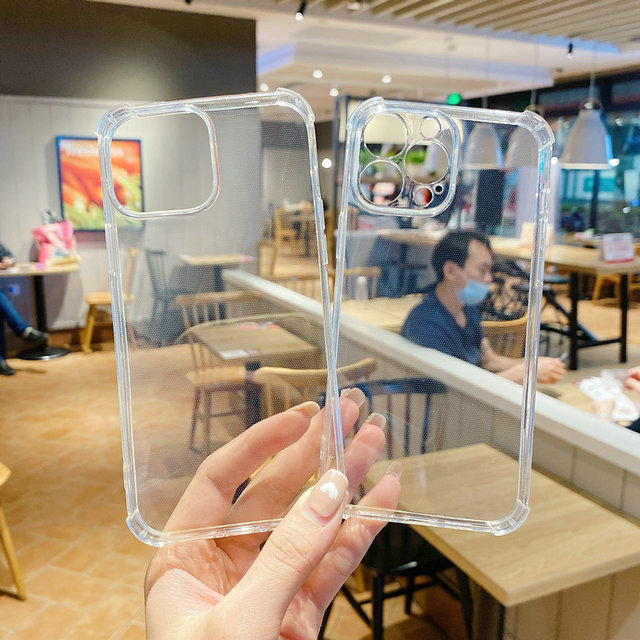 applicable new iphone 17 phone case 16pro apple transparent space shell thickened silicone tpu drop-resistant soft shell Specification drawing