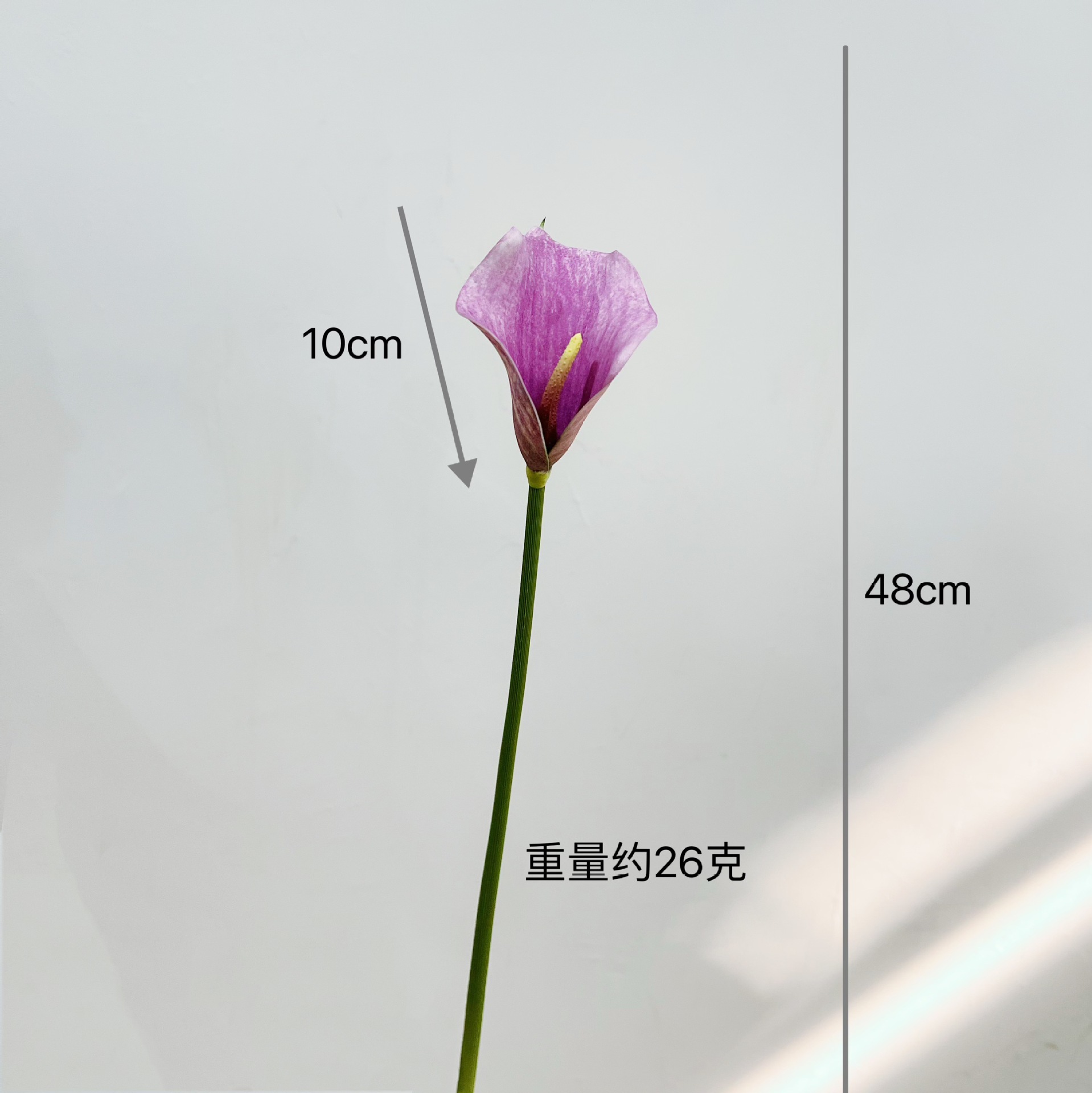 with eva common calla artificial flower alocasia hand feeling fake flower single stem wedding home furnishing flower arrangement materials props details Picture