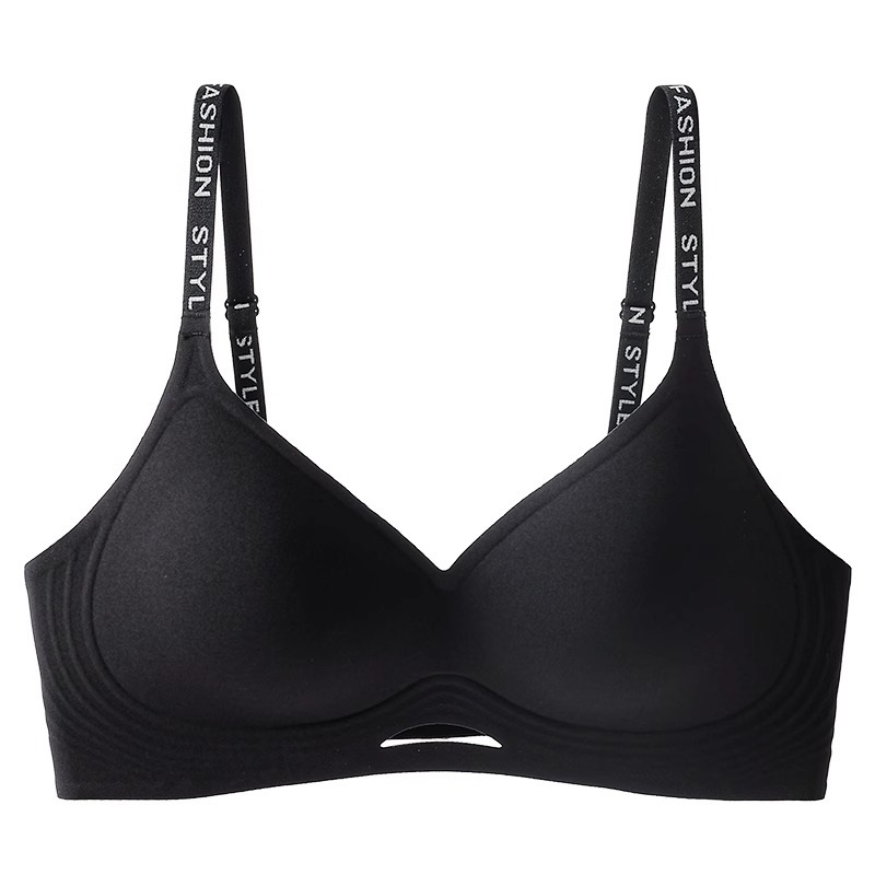 seamless underwear women's small chest push up push up accessory breast push up anti-drooping big beauty back jelly soft support bra winter Specification drawing