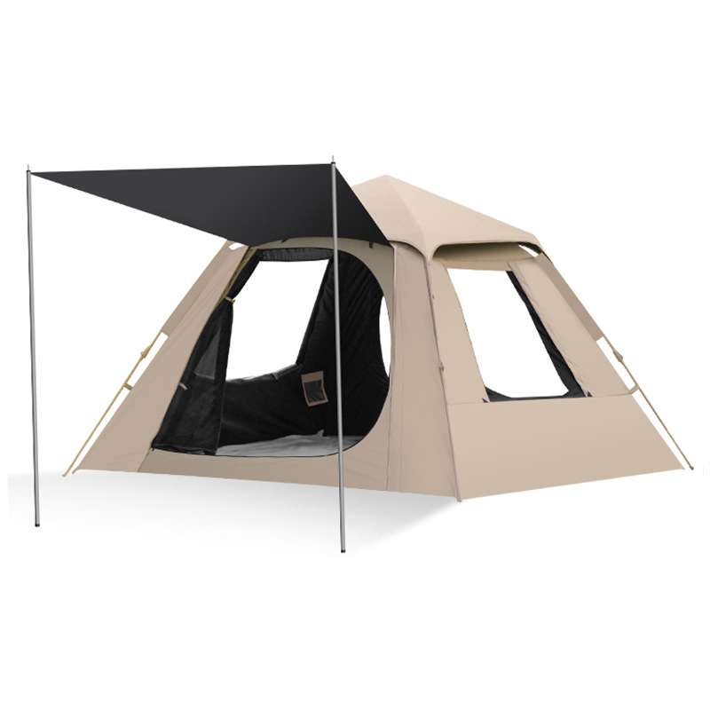 factory tent outdoor camping overnight folding portable canopy 2-in-1 automatic camping full set instrument Application Scenario
