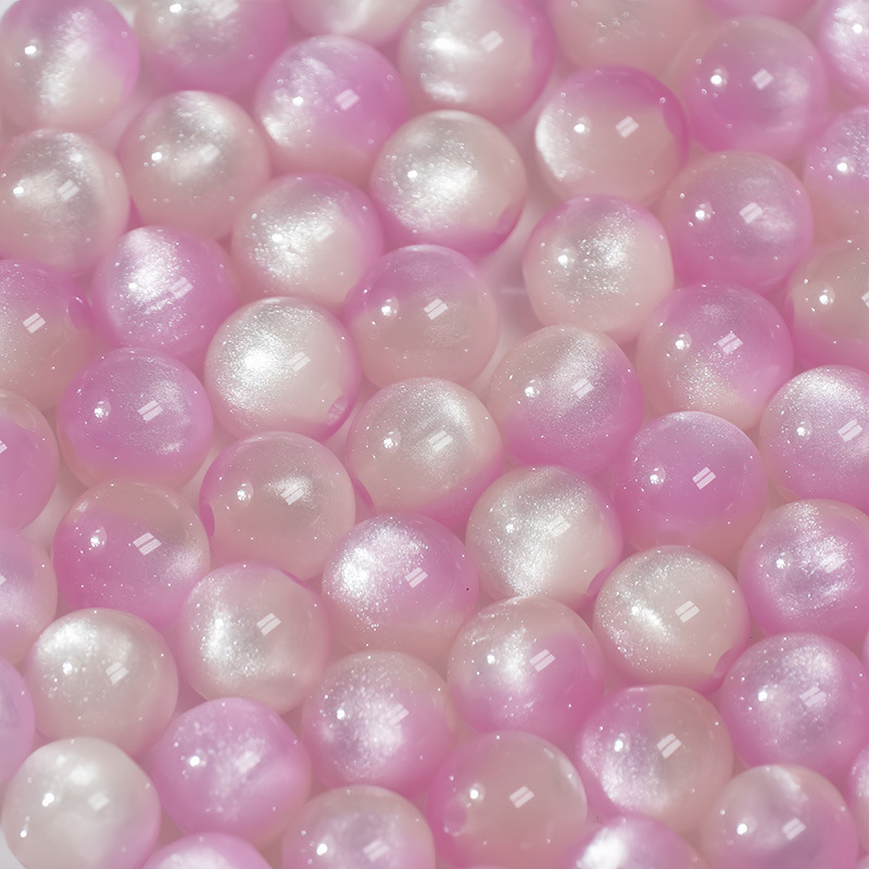 8-16mm resin opal beads variety imitation opal round beads diy handmade bracelet necklace material Item Picture