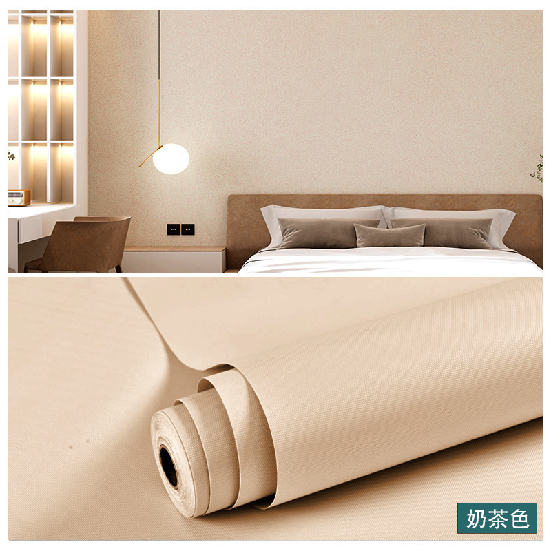 wholesale wallpaper self-adhesive solid color waterproof wall stickers bedroom living room light luxury thickened moisture-proof wall stickers self-adhesive wallpaper Specification drawing