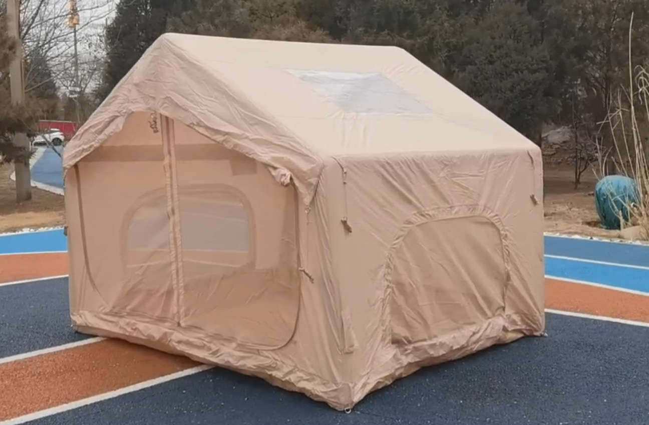 inflatable tent one-piece camping inflatable tent rainproof and waterproof outdoor camping automatic inflatable tent Application Scenario