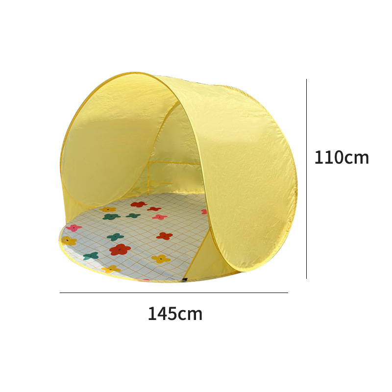 cross-border new arrival outdoor camping picnic easy-to-put-up tent summer portable ins wind beach building-free speed throwing tent full figure