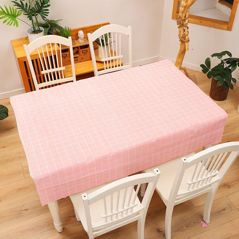 factory direct sales tablecloth waterproof oil-proof dustproof disposable light luxury high-grade suitable for dining table in dining room square fabric Application Scenario
