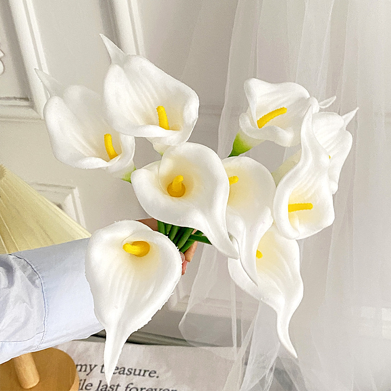 pu mini common calla artificial/fake flower wedding bouquet home decor floriculture simulation plant cross-border wholesale Application Scenario