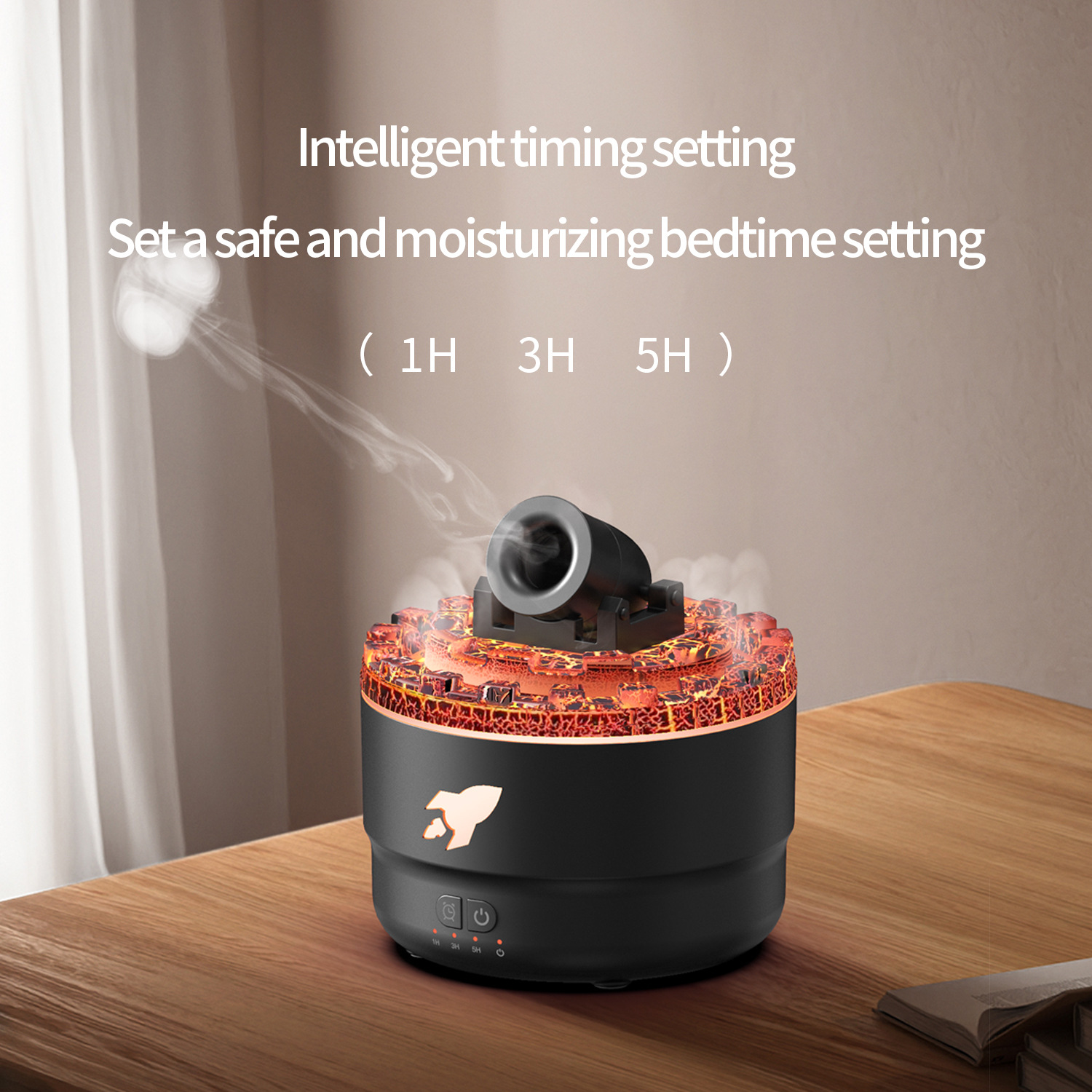 new creative simulation battery aroma diffuser atomizer intelligent humidifier bedroom small household large spray details Picture