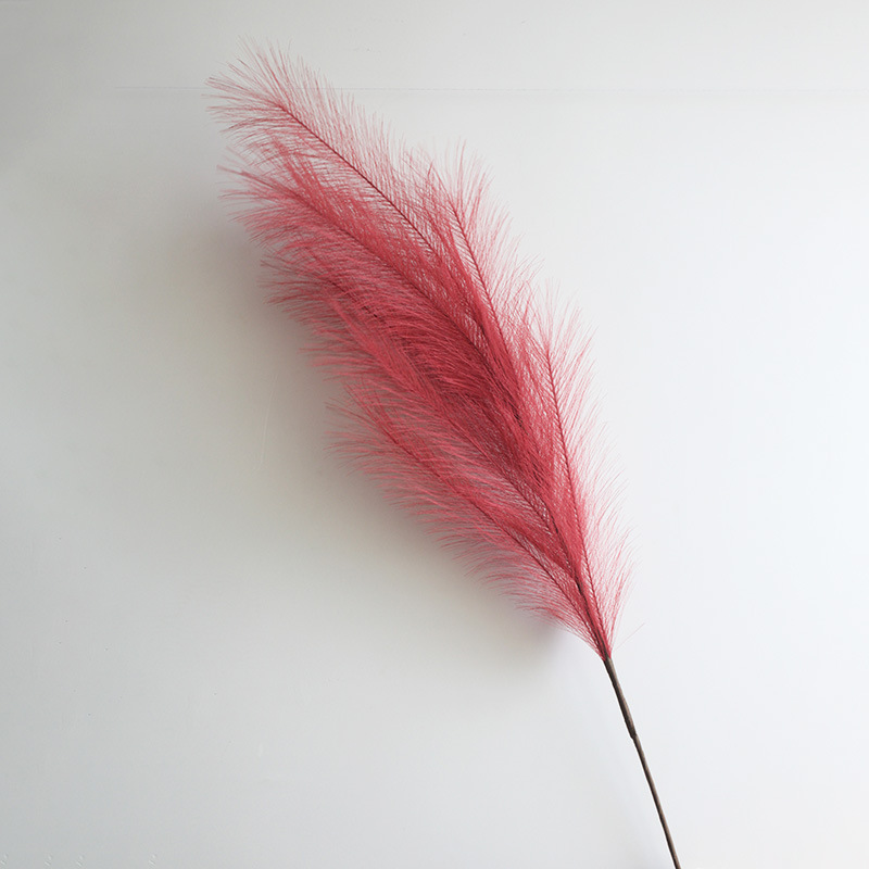 artificial pampas grass 100cm long pampas grass fake flower furnishings wedding decorations cross-border supply simulation reed Specification drawing