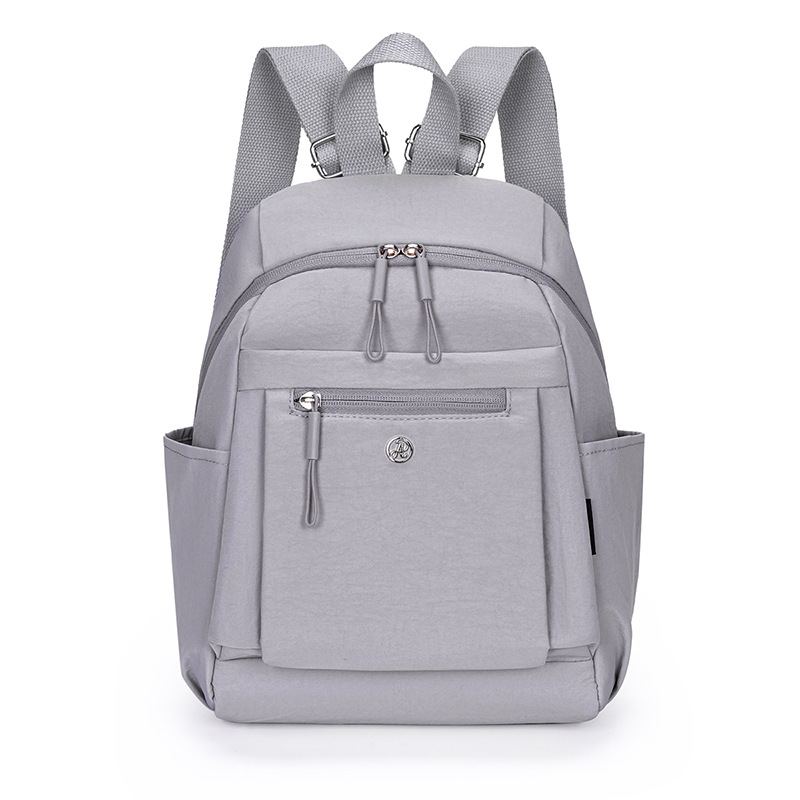 cross-border delivery women's backpack casual travel backpack large capacity nylon waterproof portable all-match schoolbag for women Specification drawing