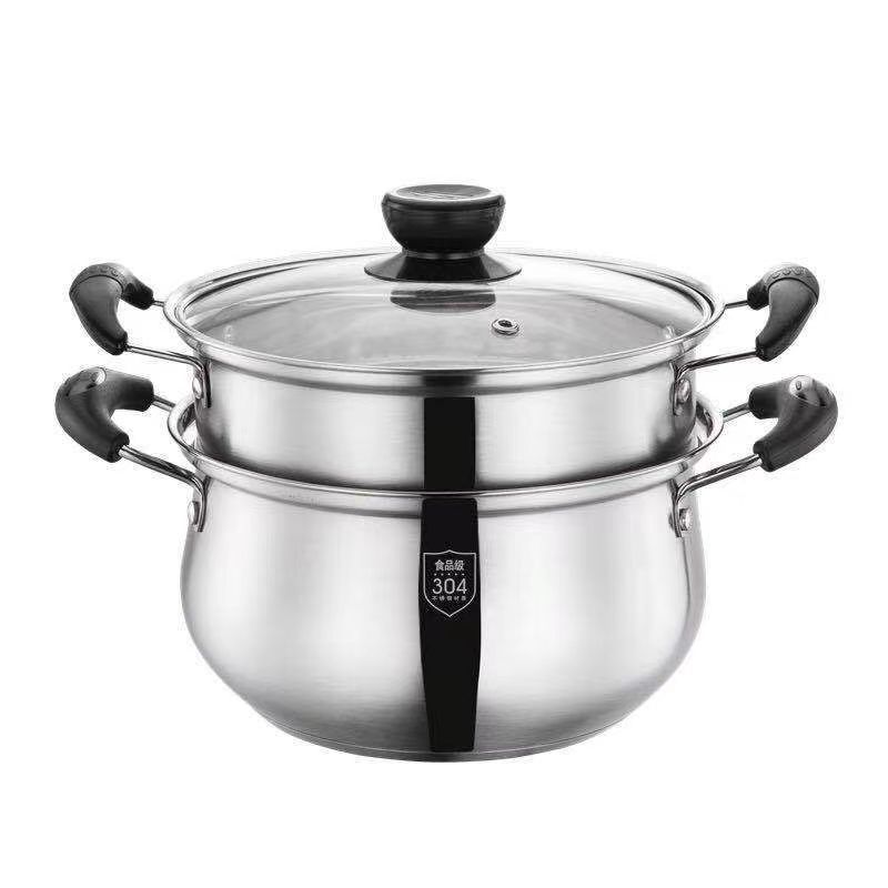 304 stainless steel soup pot single handle milk pot household noodle pot stainless steel gift pot induction cooker small soup pot Specification drawing
