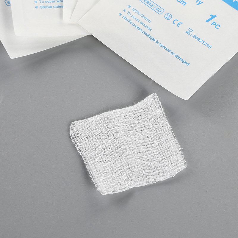 5*5cm English gauze pad first aid kit accessory detail image 4