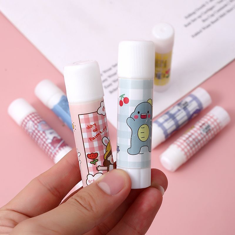 cartoon solid glue office supplies for students glue stick kindergarten high viscosity strong handmade diy children glue details Picture