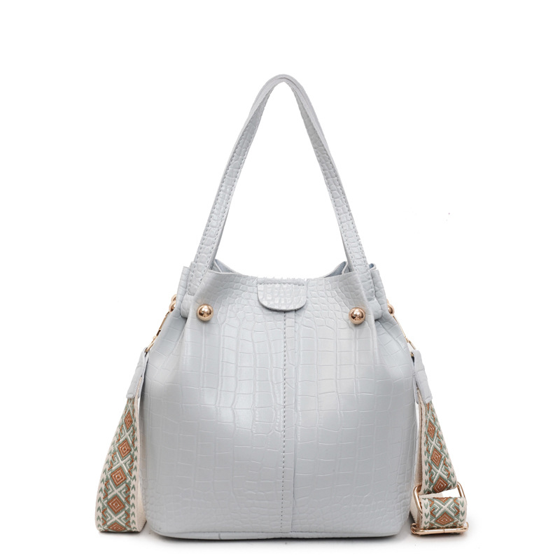 cross-border bag women's high sense versatile bucket bag summer 2025 new broadband shoulder messenger bag women's handbag Item Picture