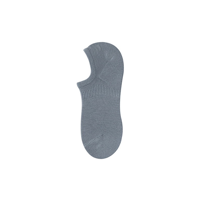 xinjiang cotton socks men's solid color casual socks fiberglass antibacterial deodorant and sweat-absorbing breathable spring and summer invisible men's cotton socks Item Picture