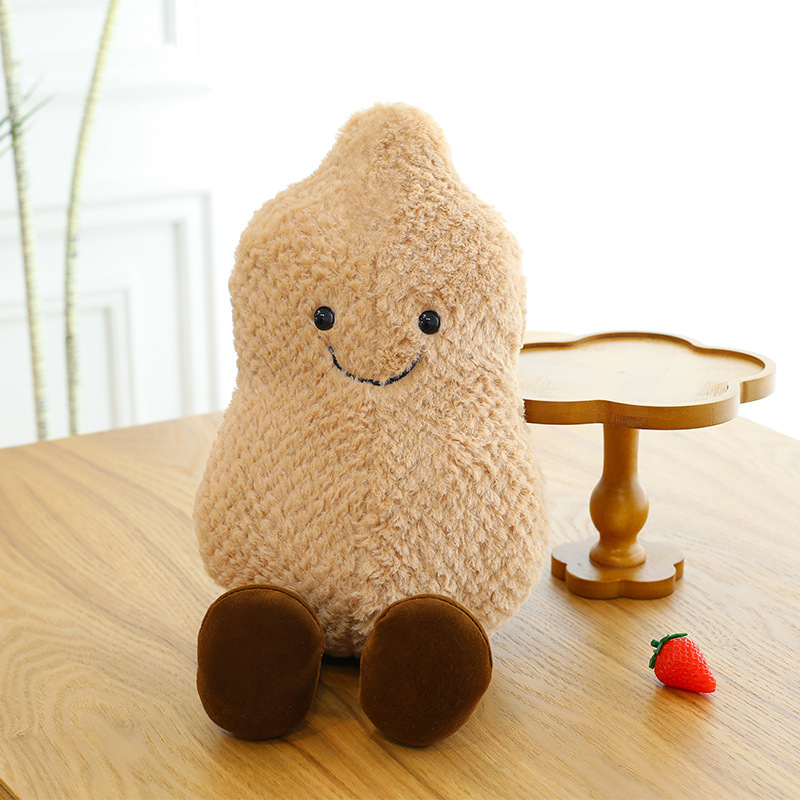 new good persimmon peanut plush toy doll peanut persimmon doll birthday decoration wedding interactive drip gift Specification drawing