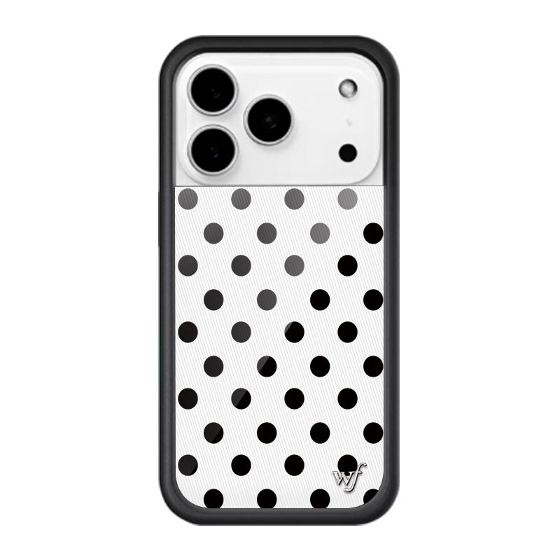 wildflower polka dot phone case for apple 17 drop-resistant iphone17promax drop-resistant high version shell details Picture