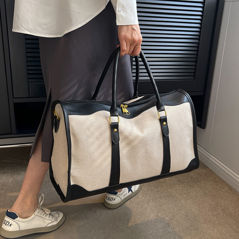 foreign trade short-distance travel bag large capacity trendy shoulder bag 2025 new outdoor commuting fashion portable messenger bag Specification drawing