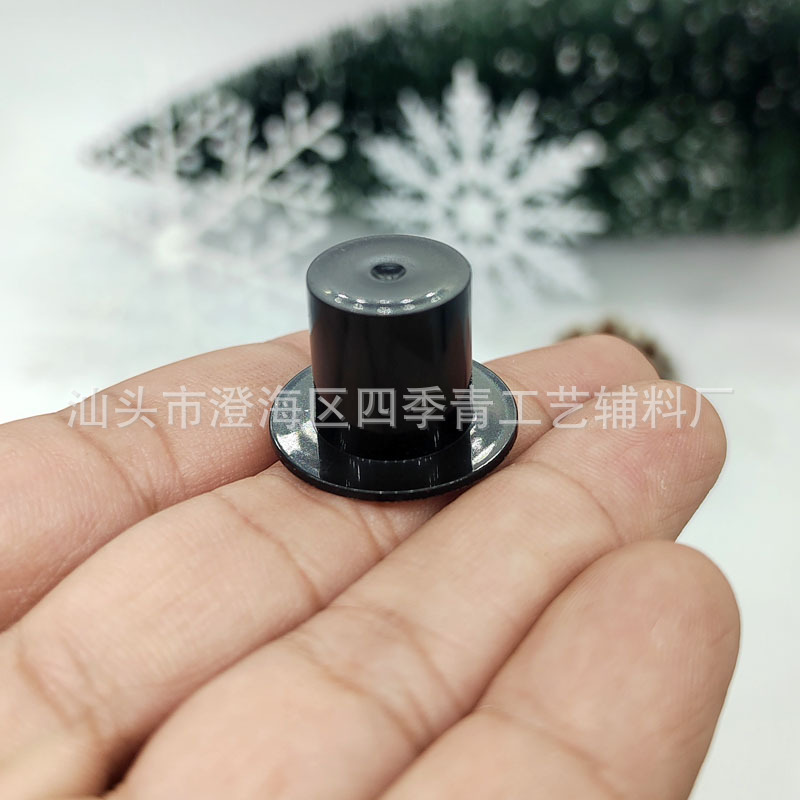 cross-border plastic clown hat christmas decoration mini hat snowman hat tall crown topper craft diy accessories full figure