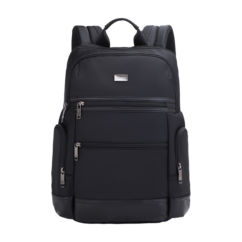 cross-border advanced sense fashion schoolbag fashion leisure business backpack water-repellent travel computer men's backpack details Picture
