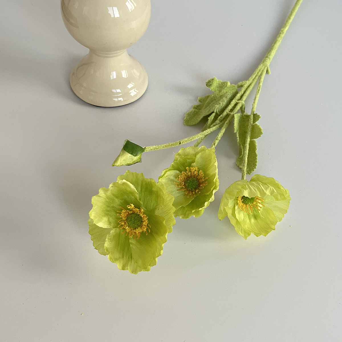 flocking yu meiren emulational flower and silk flower poppy flower internet celebrity fake flower wedding wedding hall home decoration photography props Application Scenario