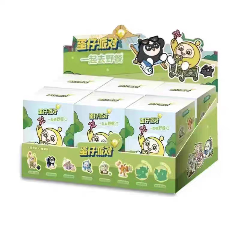 egg puff party picnic blind box internet hot hand-made doll children's birthday gifts little doll decoration Item Picture