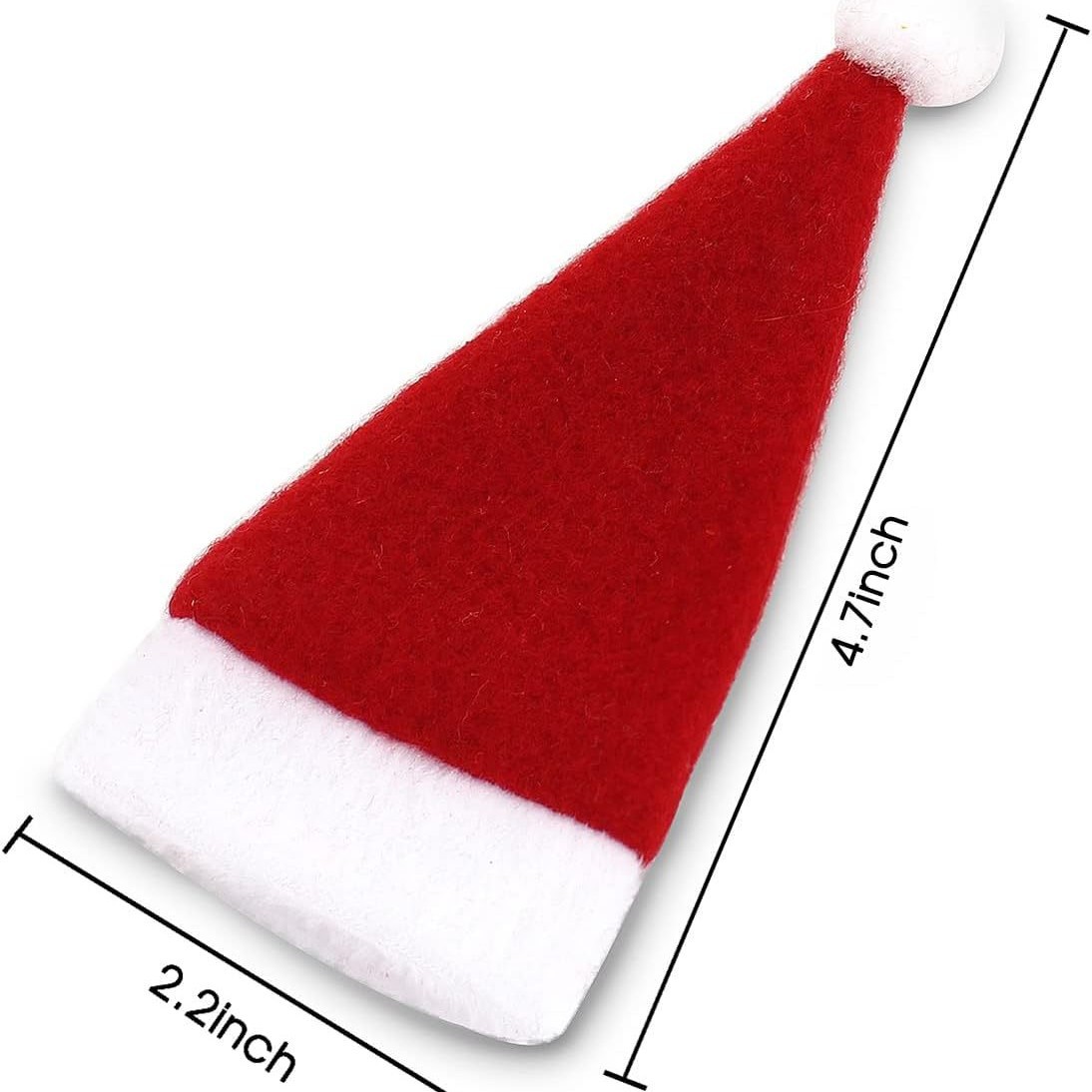 christmas hat mini hat christmas knife and fork set bottle cover 2025 new cross-border amazon christmas decorations full figure