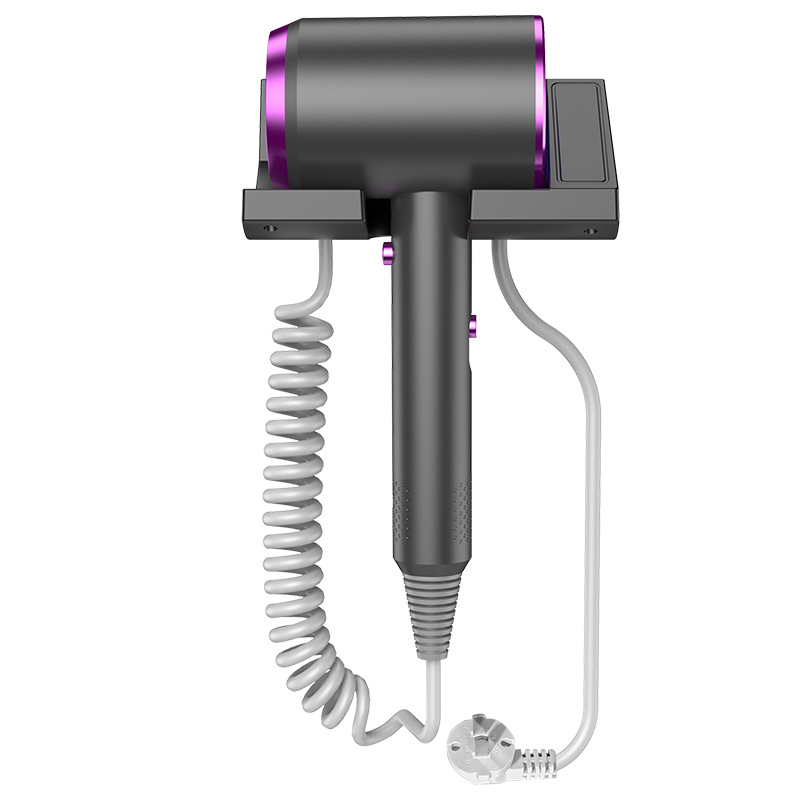 cross-border high-speed electric hair dryer hotel wall-mounted high-power hair dryer punch-free bathroom and toilet details Picture