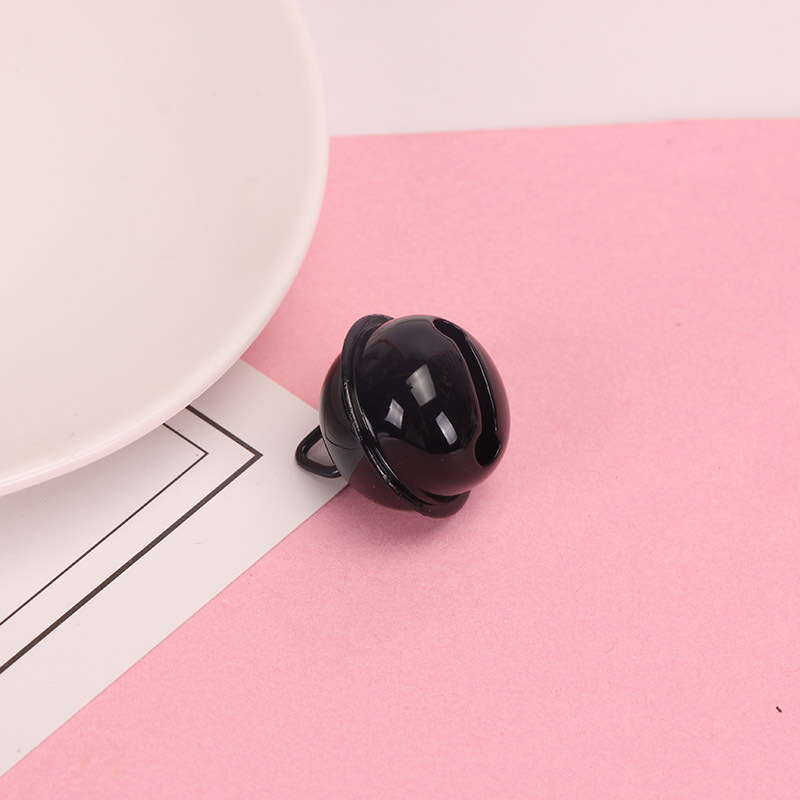 22mm color little bell shape ornament accessories keychain candy color baking paint for metal bell christmas tree decoration pendant full figure