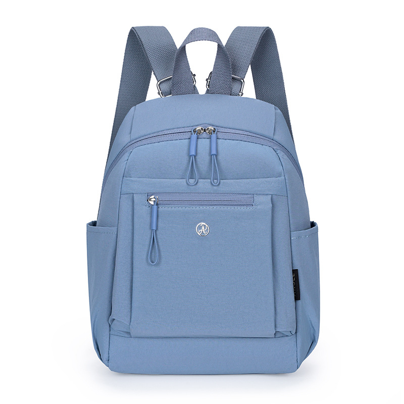 cross-border delivery women's backpack casual travel backpack large capacity nylon waterproof portable all-match schoolbag for women full figure