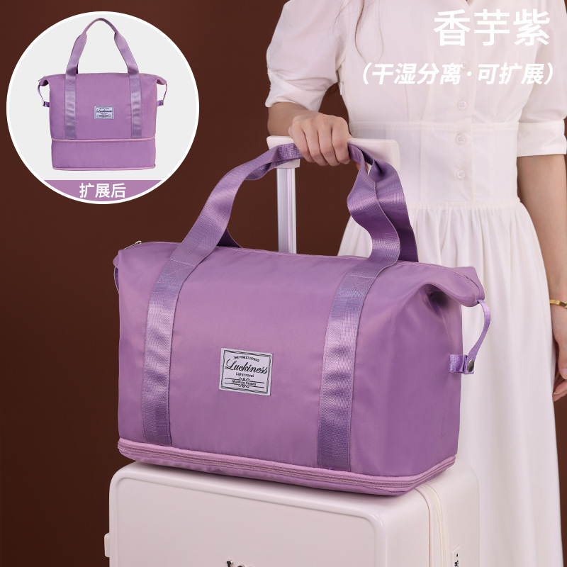 travel bag for women short-distance luggage bag portable large capacity storage bag foldable and portable travel bags buggy bag details Picture