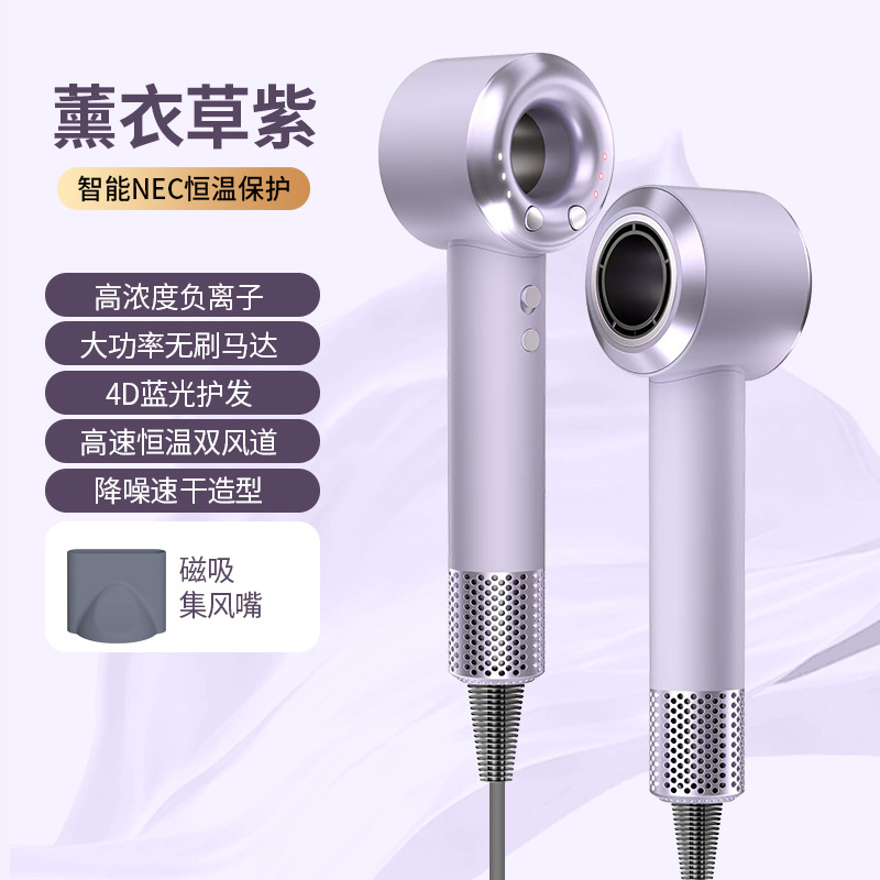 electric hair dryer household anion hair care mute quick-drying hair dryer hair salon leaf-free high power hair dryer cross-border full figure