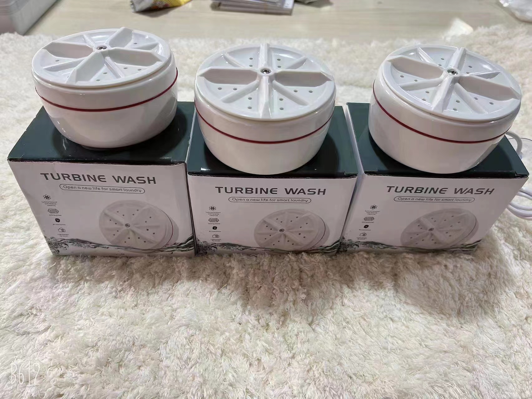 小型洗衣机便携式涡轮懒人洗衣器旅行全自动迷你洗衣清洁机