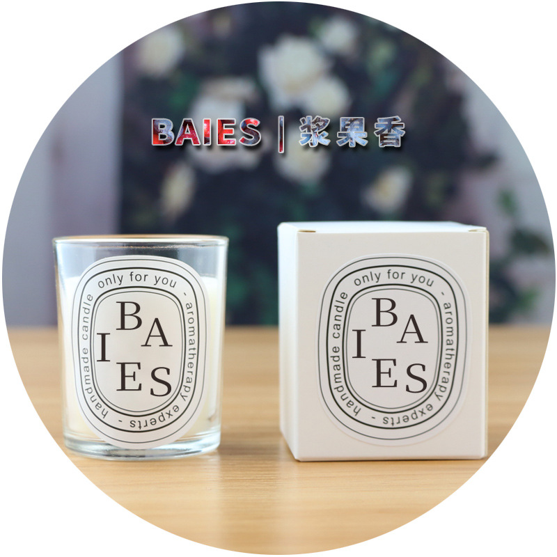 american registered brand transparent aromatherapy candle essential oil tanabata valentine's day gift with hand gift romantic candle light Item Picture