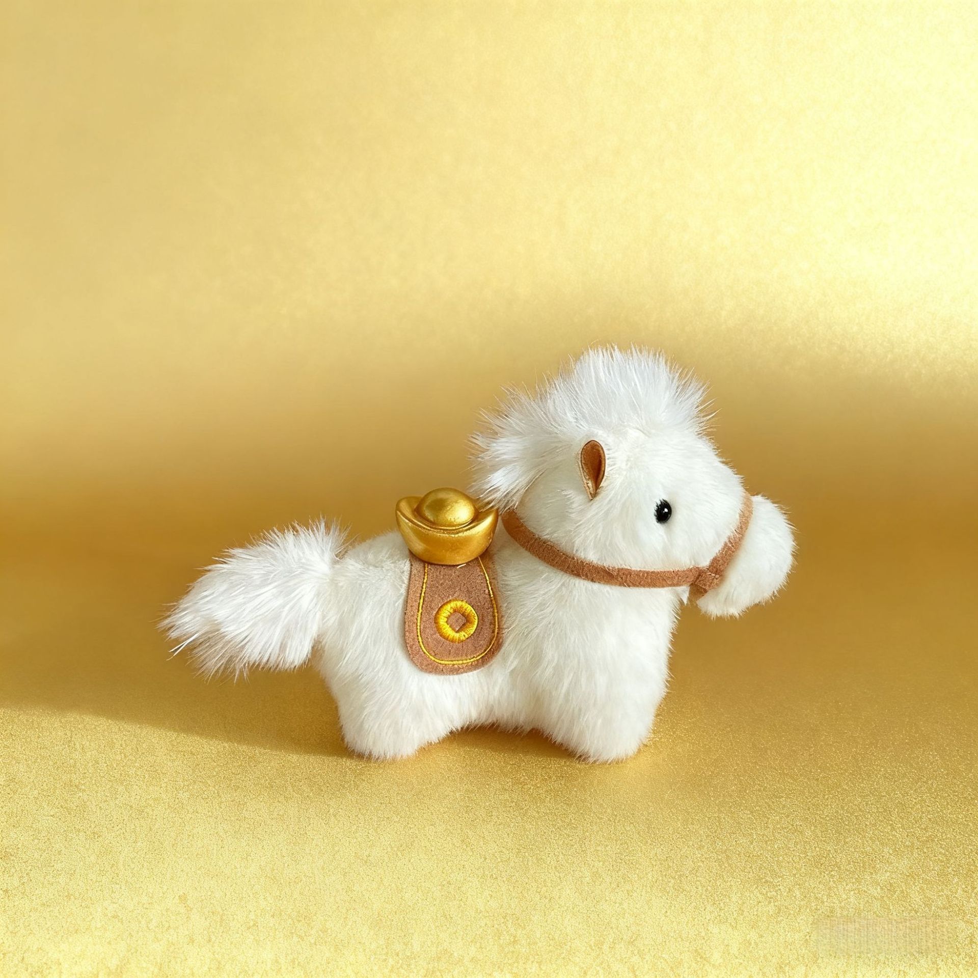 2026 year of the horse zodiac pony plush toy pendant doll cute immediately rich mascot doll pendant Specification drawing