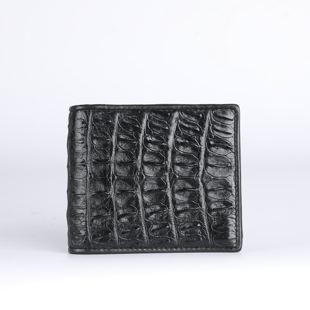 crocodile leather wallet men's genuine leather horizontal wallet wallet business casual fashion short small wallet factory wholesale Application Scenario