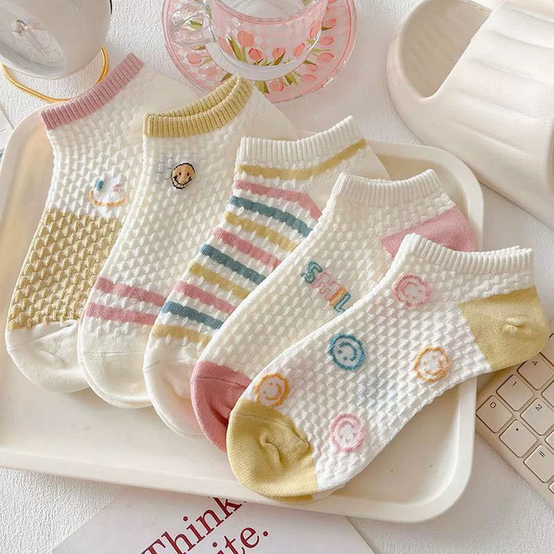 women's short socks spring/summer/autumn ins style cute wild korean style new short socks women's socks short ankle socks wholesale Specification drawing