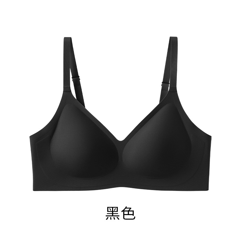 [there is a shu] liquid foundation invisible seamless underwear women's small chest push up universal thin cup big chest show small hot Item Picture