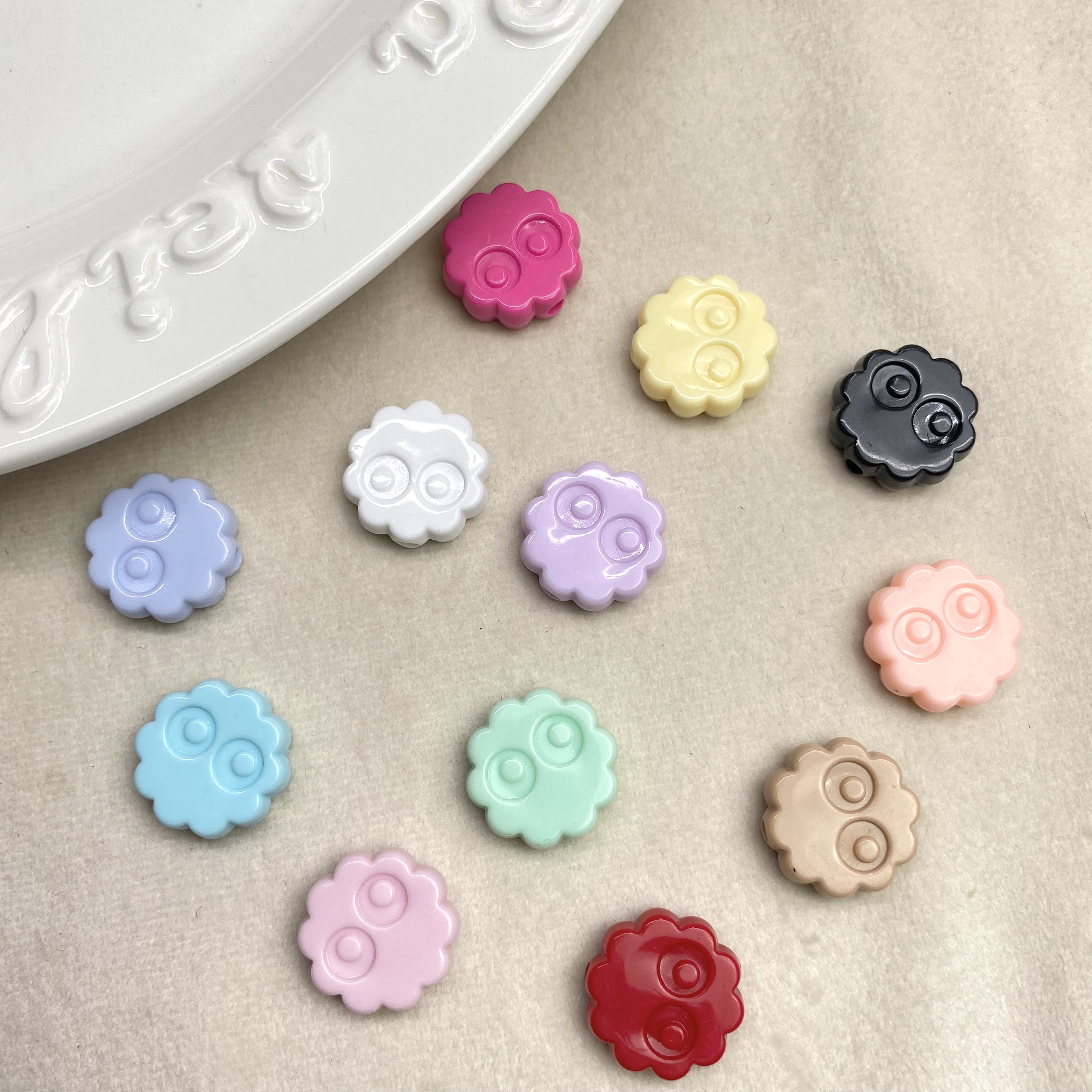 树脂配件/宋锦/字母金属配件/树脂饰品配件/diy细节图