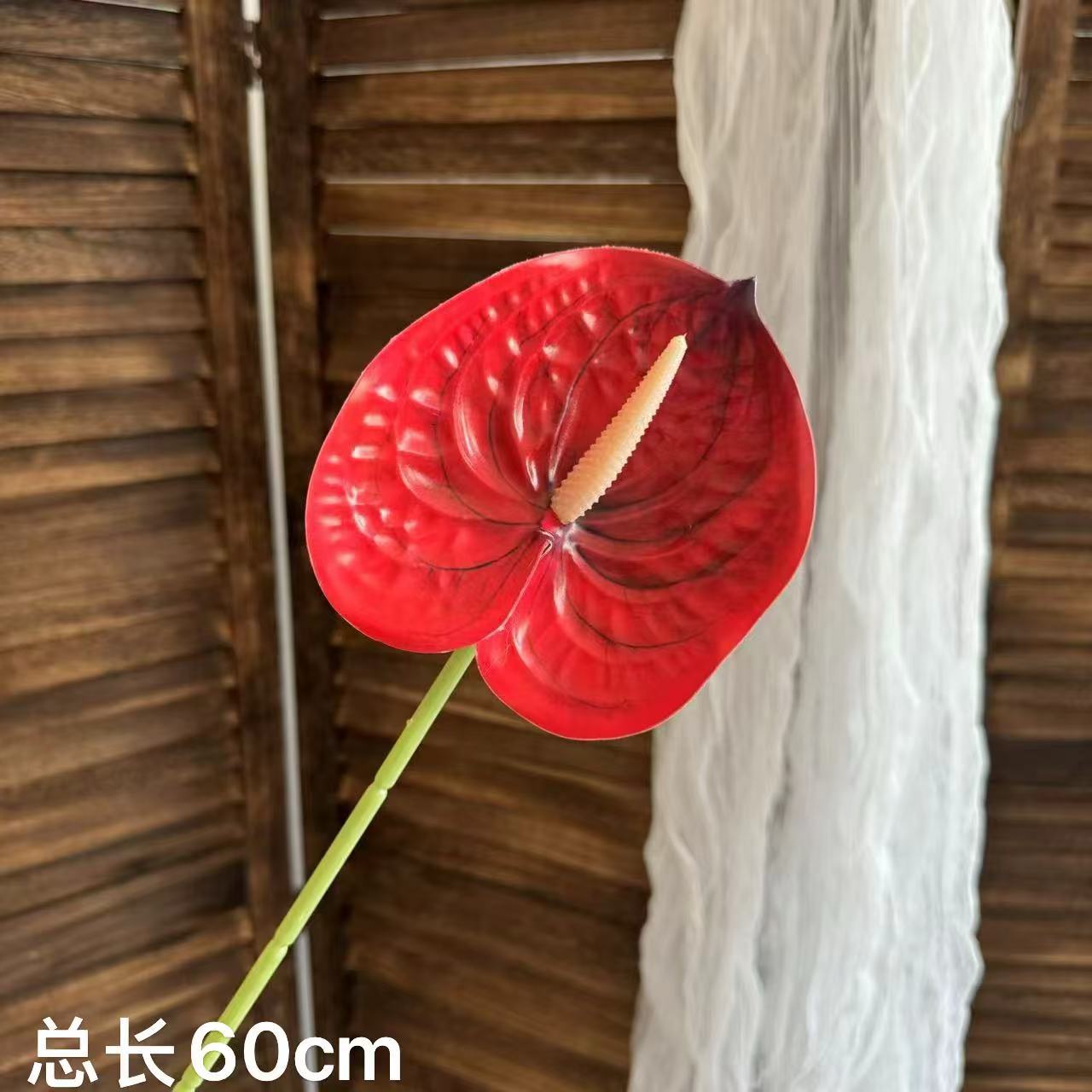 red artificial flower chinese style wedding ceremony wedding room layout diy flower arrangement and fake flower floor arrangement flower stage landscape ornamental flower Application Scenario