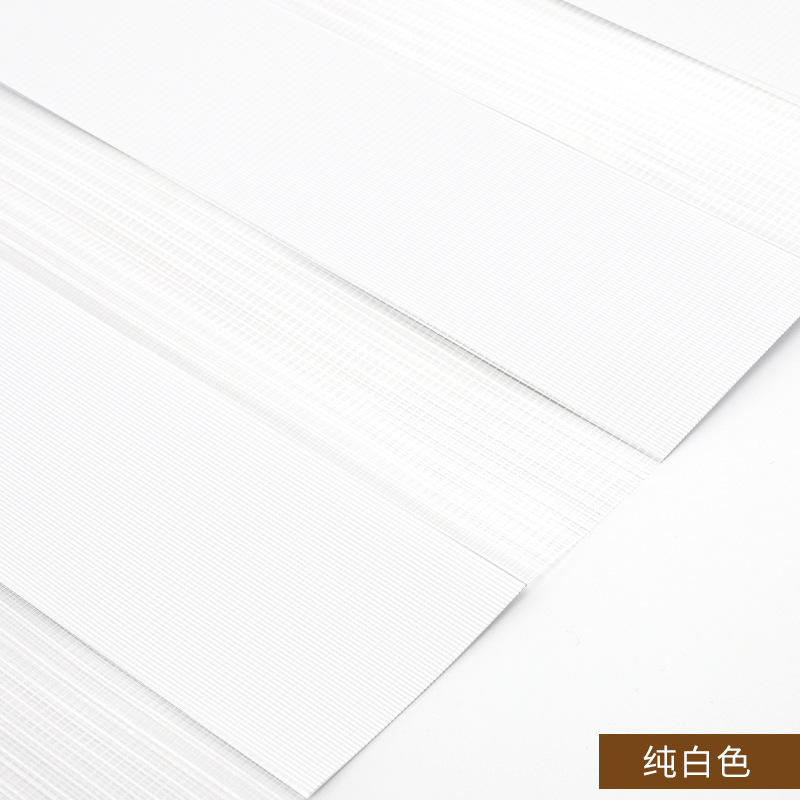 punch-free soft gauze curtain double roller blind louver curtain roller shutter roll-up toilet curtain office window shading Application Scenario